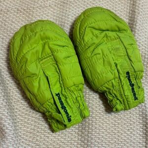 Patagonia Kids Bright Green Mittens